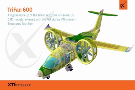 XTI Aerospace Completes FAA Structures Review for TriFan 600 VTOL Aircraft